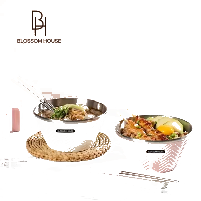블라썸 듀오 이중 면기 2P + 젓가락 2벌 세트