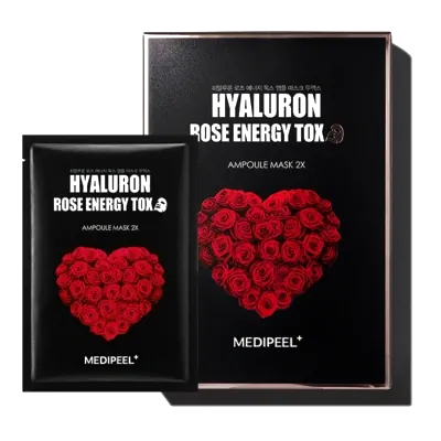히알루론 로즈 에너지 톡스 앰플 마스크 투엑스 30ml 10ea