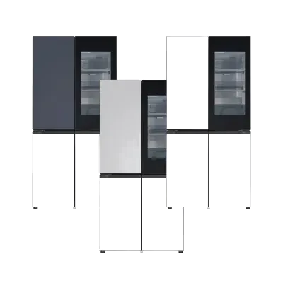 [LG] 디오스 오브제컬렉션 STEM 베이직 냉장고 Fit & Max (노크온) 601L 2등급 (색상랜덤)