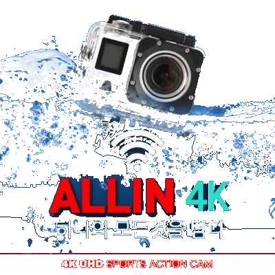 올인 액션캠 4K UHD 초소형 WiFi 액션캠 LCD장착 ALLIN-M4 와이파이기능
