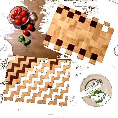 로얄튜더 헤리티지 엔드그레인 도마 (체스/헤링본)