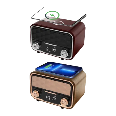 엑스트라 WCP-230 고속 무선충전 겸용 탁상시계 스피커