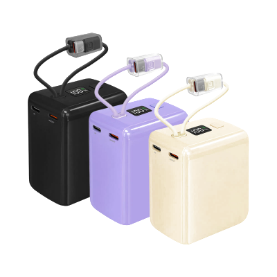 엑스트라 볼트 S23 PD포트 20W 케이블 내장형 고속충전 20000mAh 보조배터리