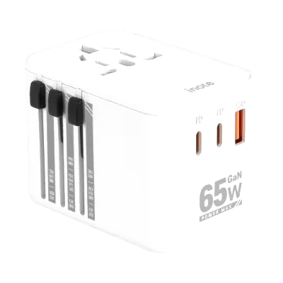 아이노트 GaN 65W 여행용 초고속 멀티 어댑터 TA65GW