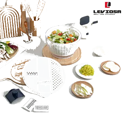 레비오사 펌핑 야채 탈수기 채칼세트 LEP-SV45